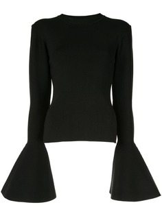 Solace London свитер Moritz с расклешенными манжетами