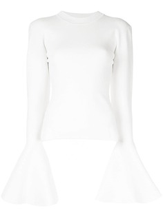 Solace London свитер Moritz с расклешенными манжетами