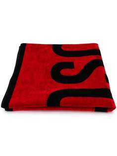 Moschino пляжное полотенце с логотипом