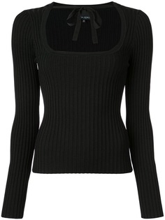 Cynthia Rowley ребристая толстовка с завязкой на горловине