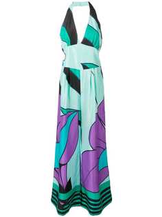 Alberta Ferretti комбинезон с вырезом-петлей халтер