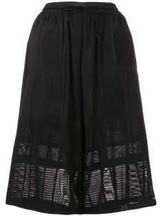 Y-3 шорты до колена с завышенной талией