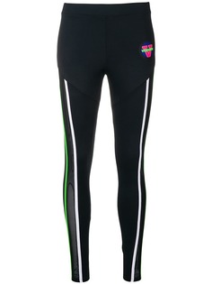 Versace леггинсы с нашивкой логотипа