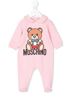 Moschino Kids пижама с плюшевым медведем