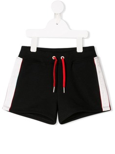 Givenchy Kids шорты с полосками и логотипом