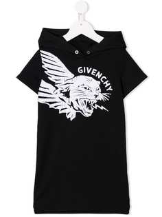 Givenchy Kids платье-толстовка с короткими рукавами