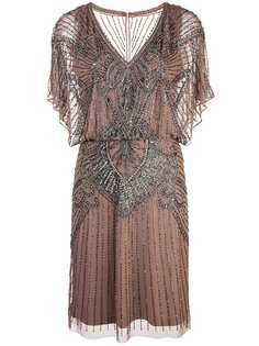Aidan Mattox beaded midi dress