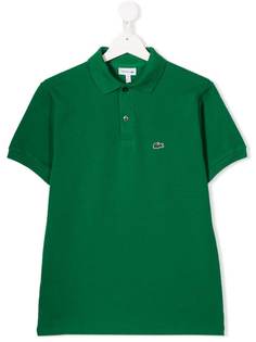Lacoste Kids рубашка-поло с вышитым логотипом