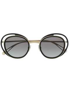 Giorgio Armani солнцезащитные очки в массивной оправе