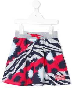 Kenzo Kids юбка с животным принтом