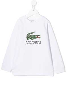 Lacoste Kids толстовка с принтом логотипа
