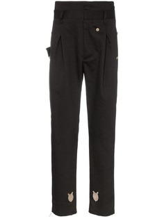 Bed J.W. Ford брюки с планкой-логотипом