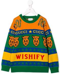 Gucci Kids джемпер Whishify с узором