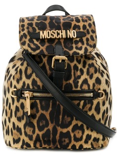 Moschino рюкзак с леопардовым принтом