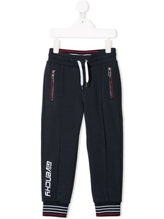 Givenchy Kids спортивные брюки с вышитым логотипом