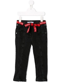 Givenchy Kids узкие джинсы со швом спереди