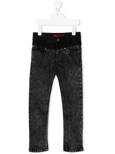 Givenchy Kids джинсы кроя слим с контрастными вставками