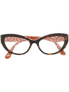 Dolce & Gabbana Eyewear очки с эффектом черепашьего панциря