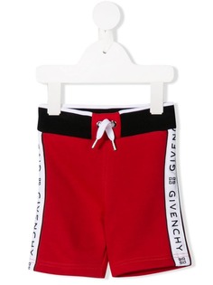 Givenchy Kids спортивные шорты с логотипом