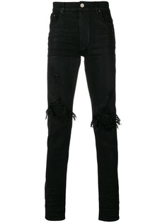 Amiri джинсы скинни с прорванными деталями