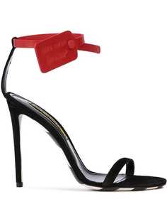 Off-White ankle tag sandal pumps