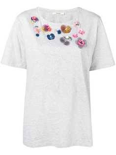 Odeeh flower embellished T-shirt
