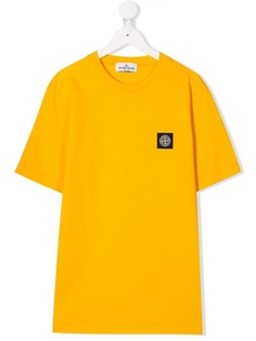 Stone Island Junior футболка с нашивкой-логотипом