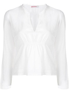 Prada Vintage топ с V-образным вырезом 2000-х годов