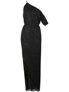 Michelle Mason асимметричное платье в горох