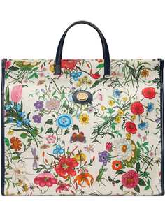 Gucci объемная сумка-тоут Flora