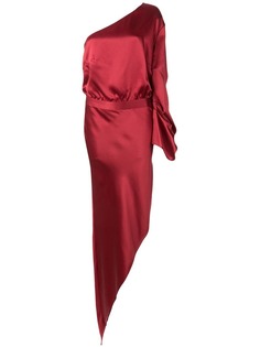 Michelle Mason платье с асимметричным рукавом