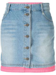 SJYP многослойная джинсовая юбка