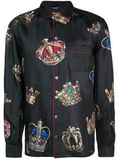 Dolce & Gabbana пижамная рубашка с принтом