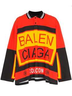 Balenciaga рубашка-поло с логотипом