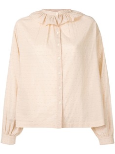 Masscob рубашка с рюшами на воротнике