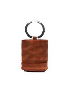 Simon Miller brown Bonsai 20 suede bucket bag