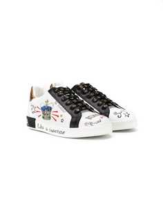 Dolce & Gabbana Kids graffiti print sneakers