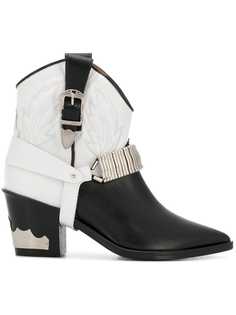 Toga cowboy ankle boots