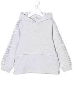 Moschino Kids толстовка с капюшоном и принтом
