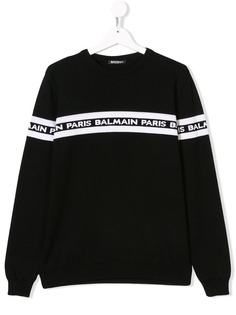 Balmain Kids толстовка с логотипом