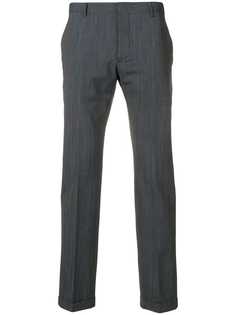 Prada micro check tailored trousers