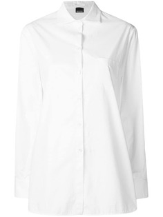 Ermanno Ermanno однотонная рубашка на пуговицах