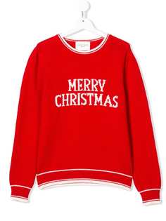 Alberta Ferretti Kids свитер Merry Christmas