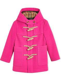 Burberry Kids "дафлкот на застежке ""моржовый клык"""