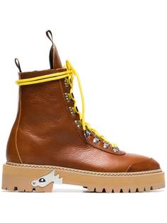 Off-White ботинки для треккинга на шнуровке