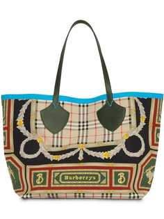 Burberry двусторонняя сумка-тоут The Giant с принтом