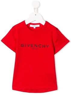 Givenchy Kids футболка с принтом логотипа