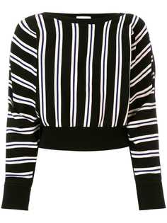 3.1 Phillip Lim укороченная толстовка в полоску