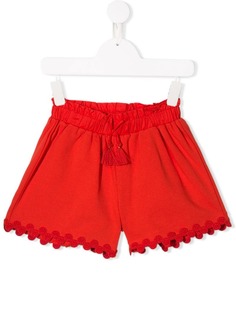 Chloé Kids шорты с декоративной отделкой