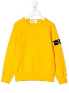 Stone Island Junior толстовка с нашивкой-логотипом